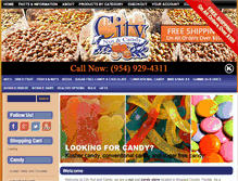 Tablet Screenshot of citynutandcandyonline.com